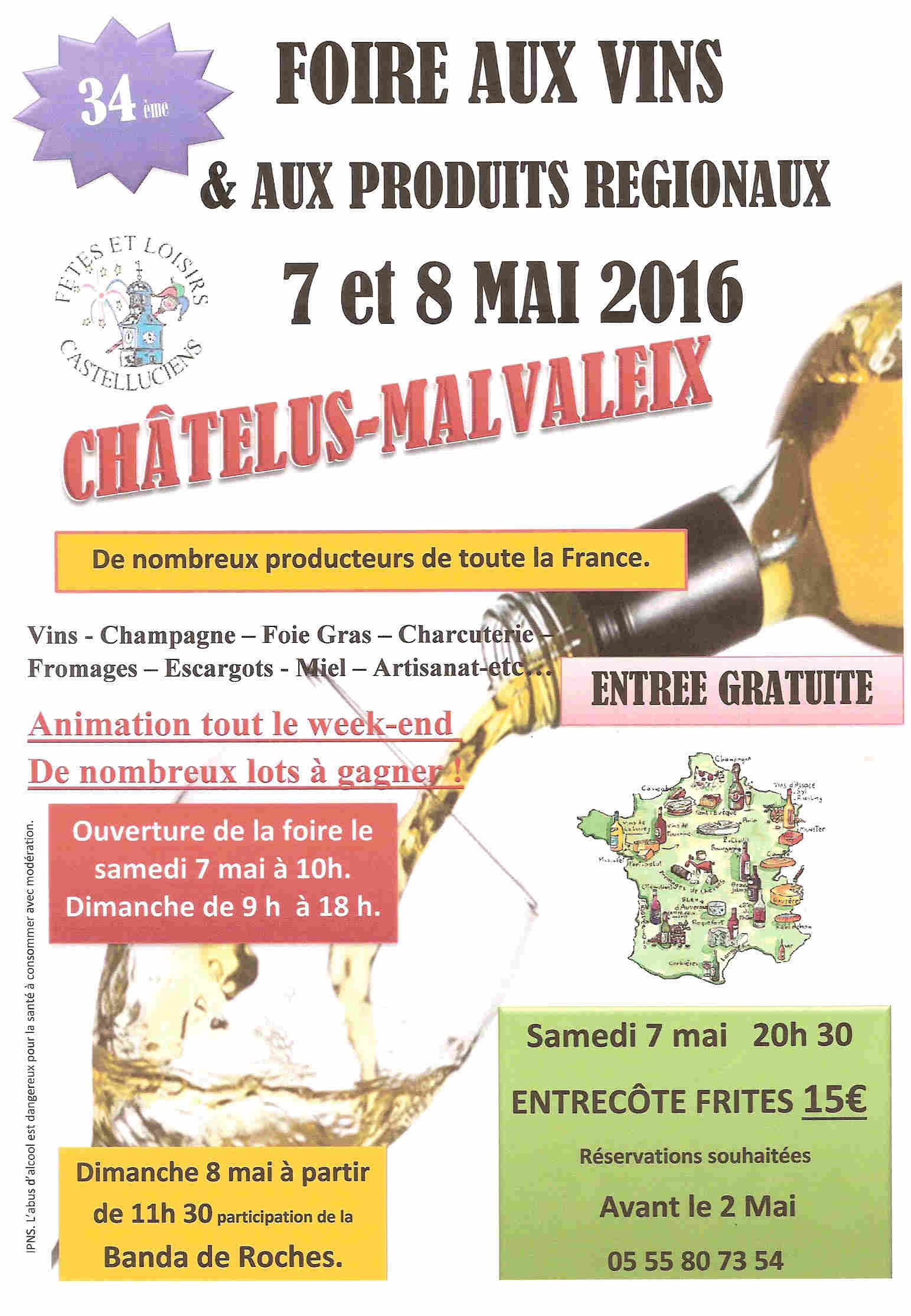 Foire Chatelus Malvaleix 2016